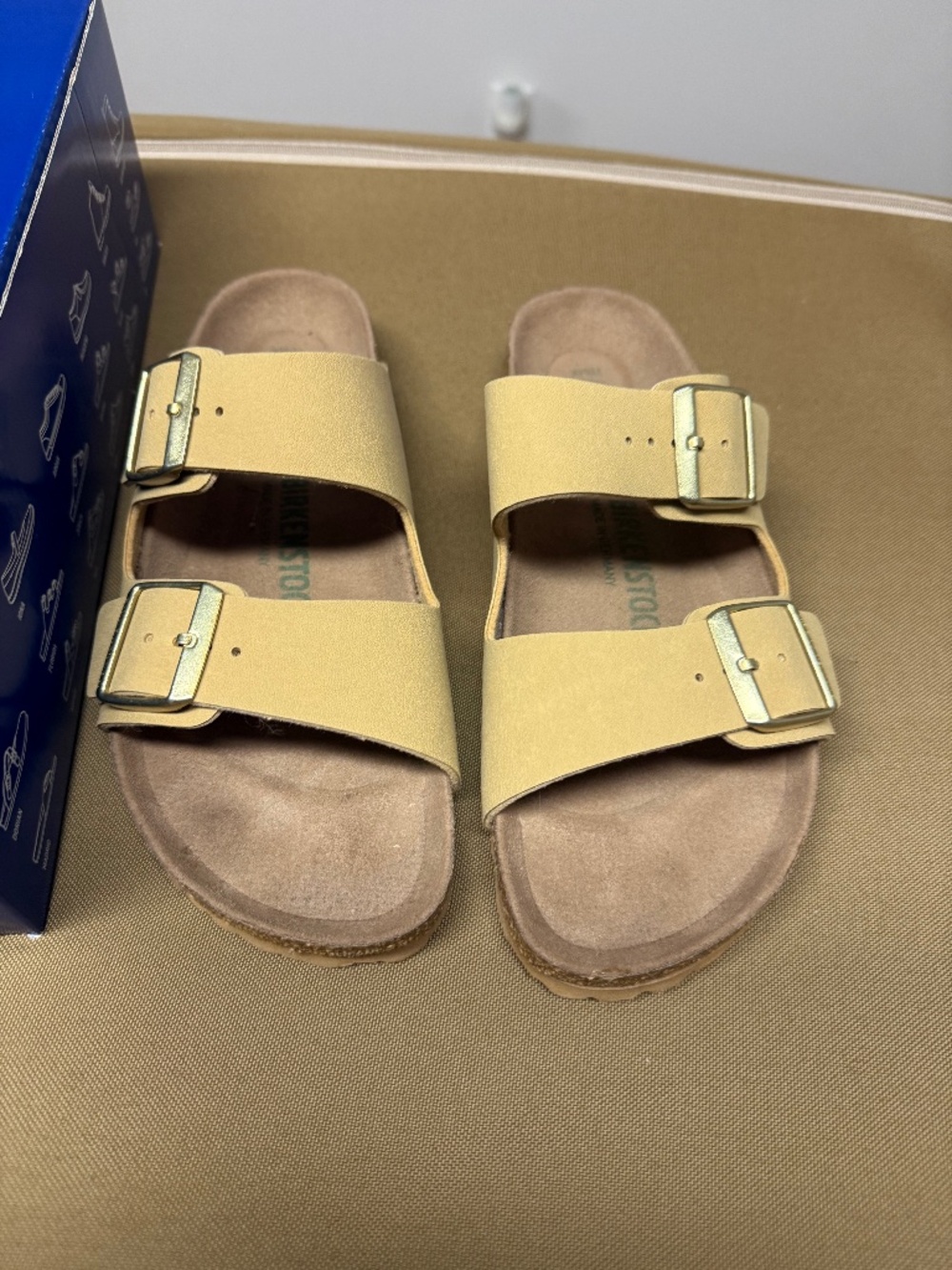 Birkenstock sandals Vegan Latte Cream